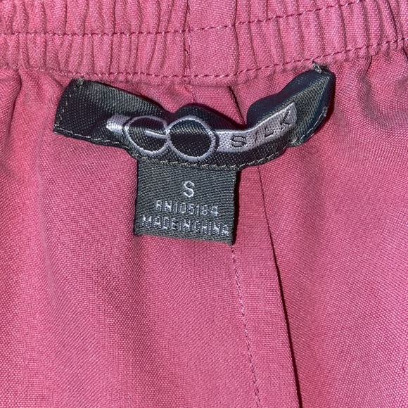 Pure Silk Pink Pull-On Pants Pajama Lounge Everyday GO SILK Washable w/ Pockets - Picture 5 of 15